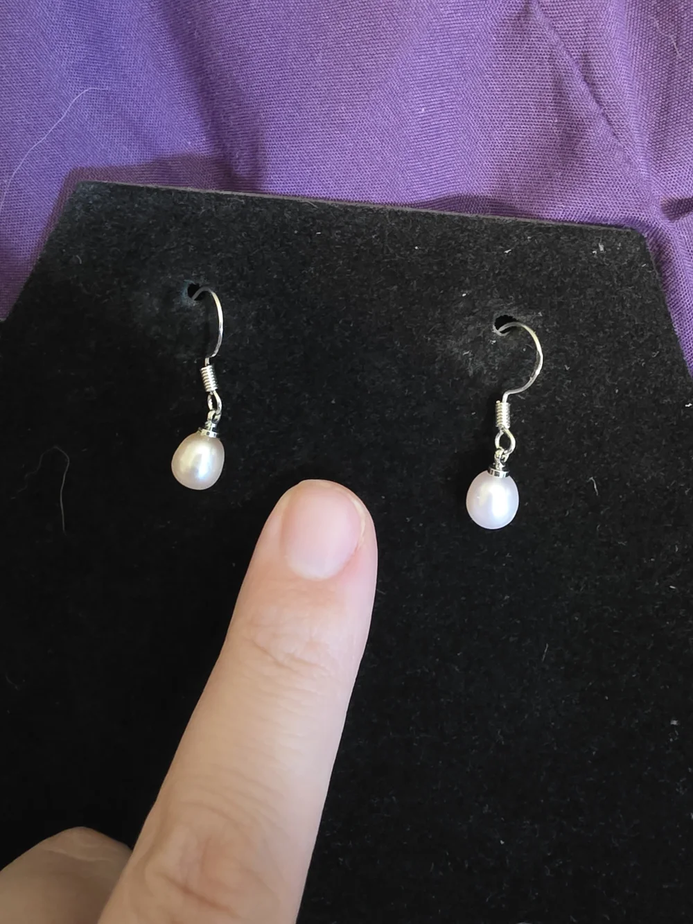 Classic White Pearl Drop Earrings - Elegant Women Jewelry
